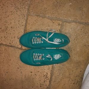 Aqua Vans Authentic Lo Pro
